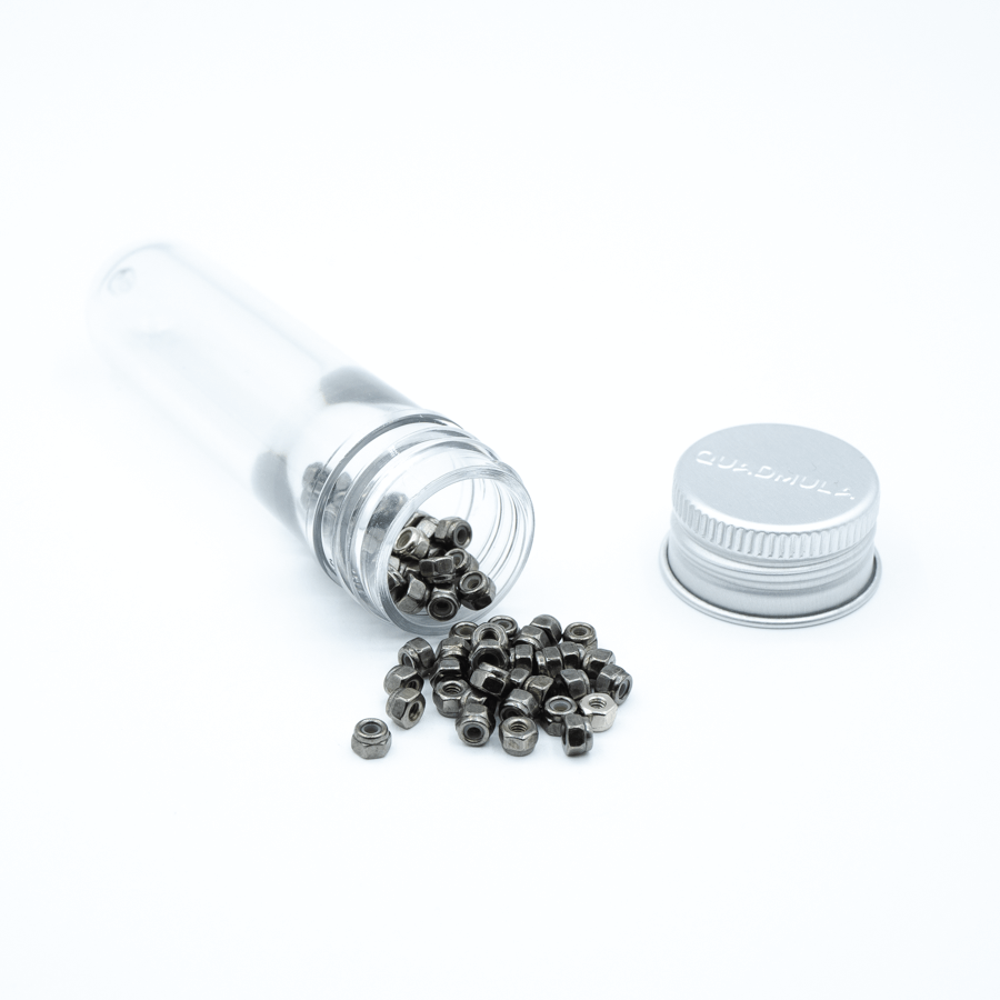 M2 Nylock Metallmutter-Paket